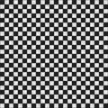 Seamless black and white checkered texture Royalty Free Stock Photo