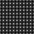 Seamless black and white decorative background with lines and polka dots Royalty Free Stock Photo