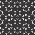 Seamless black and white pattern Royalty Free Stock Photo