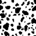 Vector digital cow pattern. Seamless background, animal print
