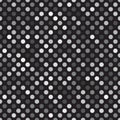Seamless black and white dot pattern background Royalty Free Stock Photo