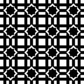 SEAMLESS BLACK AND WHITE GEOMETRIC PATTERN