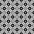 SEAMLESS BLACK AND WHITE GEOMETRIC PATTERN