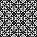 SEAMLESS BLACK AND WHITE GEOMETRIC PATTERN