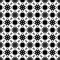 SEAMLESS BLACK AND WHITE GEOMETRIC PATTERN