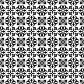 SEAMLESS BLACK AND WHITE GEOMETRIC PATTERN