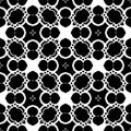 SEAMLESS BLACK AND WHITE GEOMETRIC PATTERN