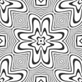 Seamless black and white pattern