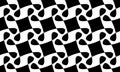 Seamless black and white squares geometric pattern Royalty Free Stock Photo