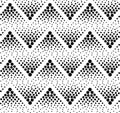 Seamless black zig zag pattern