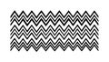 Seamless Black Zigzag Pattern, Dynamic Chevron Texture, vector design Generative AI Royalty Free Stock Photo