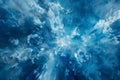 Seamless blend of blue and white in an abstract background with cloud-like formations, Blend different shades of blue seamlessly Royalty Free Stock Photo