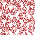 Seamless blood drops background