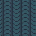 Seamless blue background. A pattern of circles and crescents. The vertical pattern. Delicate pastel shades of blue