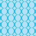 Seamless Blue Circles Line Blue Background,, Royalty Free Stock Photo