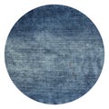 Seamless blue denim cotton jeans round fabric texture background Royalty Free Stock Photo