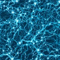 Seamless blue electric lightning pattern. Flash bolt storm texture. EPS 10 Royalty Free Stock Photo