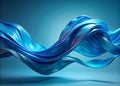 Seamless Blue Fabric Wave Pattern A Dynamic Abstract Background for Design Projects Royalty Free Stock Photo