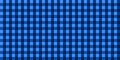 Seamless Blue Gingham Check Plaid Pattern Background Vector Texture for Textile Fabric and Fashion Royalty Free Stock Photo