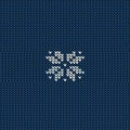 A Seamless blue Knitting texture vector, a Traditional Blue and white sweater pattern for Winter Sweater Fairisle Design