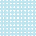 Seamless blue polka dot background pattern Royalty Free Stock Photo