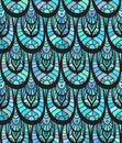 Seamless blue texture of fish scales Royalty Free Stock Photo