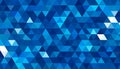 Seamless Blue Triangle Geometric Pattern with Light and Dark Shades image photo Royalty Free Stock Photo