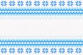 Seamless blue and white knitted background