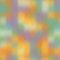 Seamless blurred fuzzy tribal ikat pattern for surface design and print