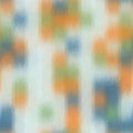 Seamless blurred fuzzy tribal ikat pattern for surface design and print