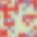 Seamless blurred fuzzy tribal ikat pattern for surface design and print