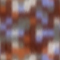 Seamless blurred fuzzy tribal ikat pattern for surface design and print