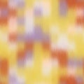 Seamless blurred fuzzy tribal ikat pattern for surface design and print