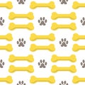 Seamless Bones for Dog Pattern