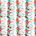 Seamless book pattern