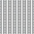 Seamless border pattern with unique ethnic stripe design. Aztec and Navajo tribal style. Royalty Free Stock Photo