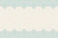 Seamless border vector ornate in Eastern style. Islam pattern