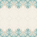 Seamless border vector ornate in Eastern style. Islam pattern