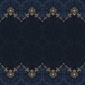 Seamless border vector ornate in Eastern style. Islam pattern