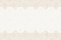 Seamless border vector ornate in Eastern style. Islam pattern Royalty Free Stock Photo