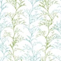 Seamless botanical pattern