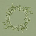 Seamless Botanical Vines Pattern Royalty Free Stock Photo