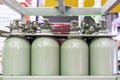 Seamless bottle group for storage oxygen argon nitrogen gas and other for industrial such as welding cutting manufacturing process