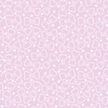 Seamless Bow Tie Pattern With Small Heart Shape Pattern Royalty Free Stock Photo