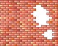 Seamless brick wall background Royalty Free Stock Photo