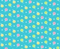 Seamless bright childish abstract pattern with lollipops