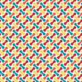 Seamless bright fun abstract modern pattern Royalty Free Stock Photo