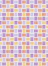 Seamless bright fun abstract mosaic knitted pattern on Royalty Free Stock Photo