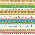 Seamless bright fun abstract pattern for kids Royalty Free Stock Photo