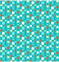 Seamless bright fun abstract vertical pattern with circles
